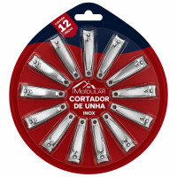 CORTADOR DE UNHA INOX PEQ.5,2CM DISCO C/12  MR451